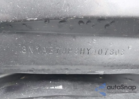 2017 Nissan Sentra S из США, поврежденный, VIN 3N1AB7AP3HY407303